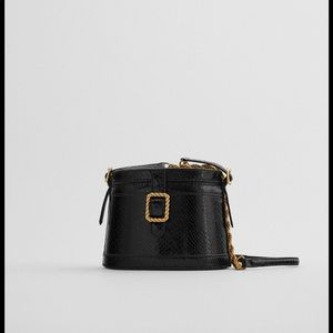 Zara Oval Box Bag with Buckle